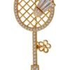 Tennis Racket Brooch