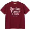 Sunday Tennis Club T-Shirt – Burgundy